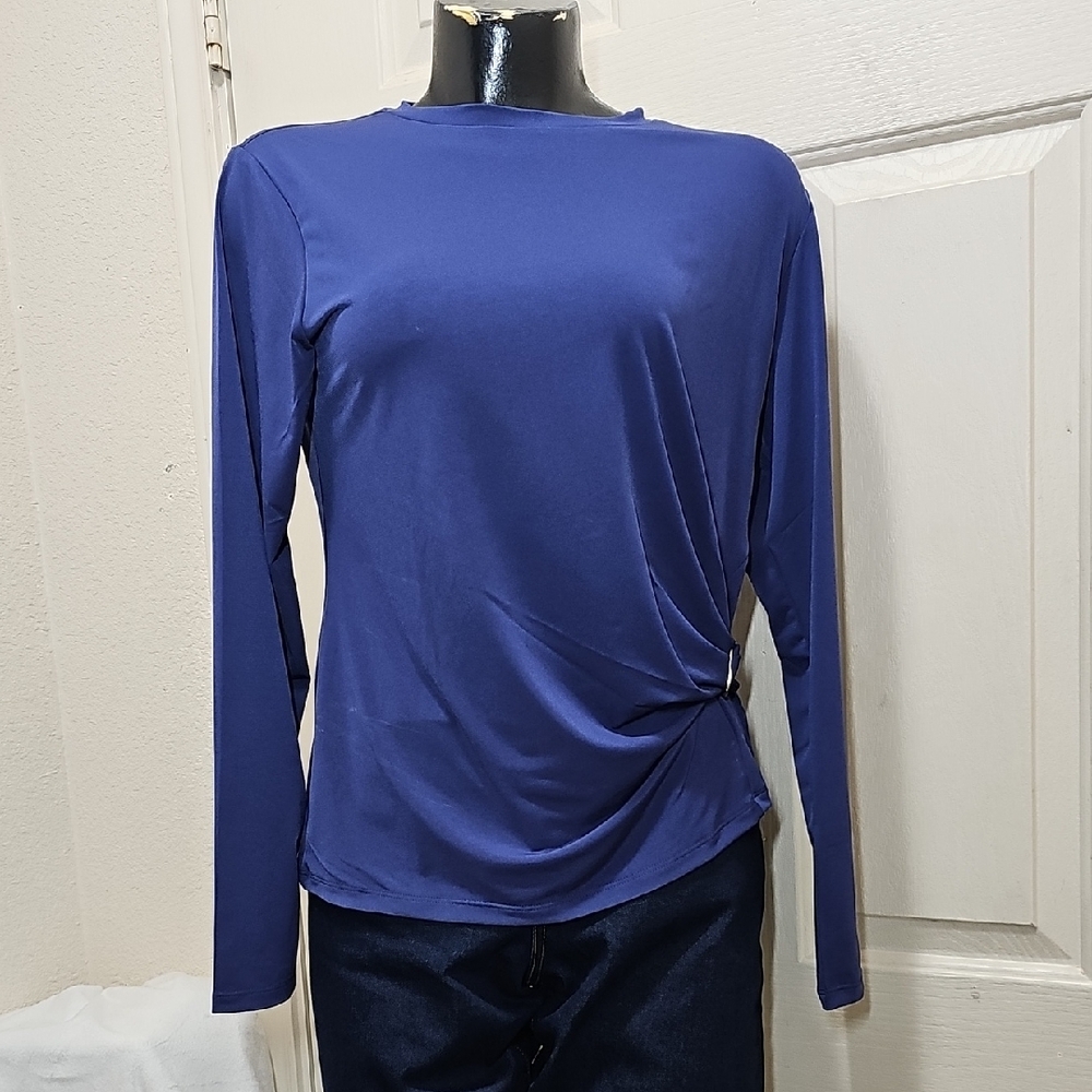 Calvin Klein Royal Blue Long Sleeve Top